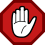 Image:45px-Stop hand.svg.png